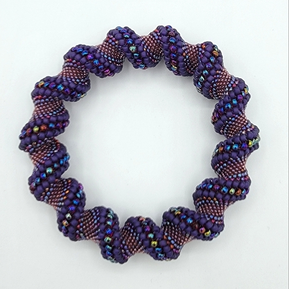 Bracelet Cellini Spiral Beadwoven #2079